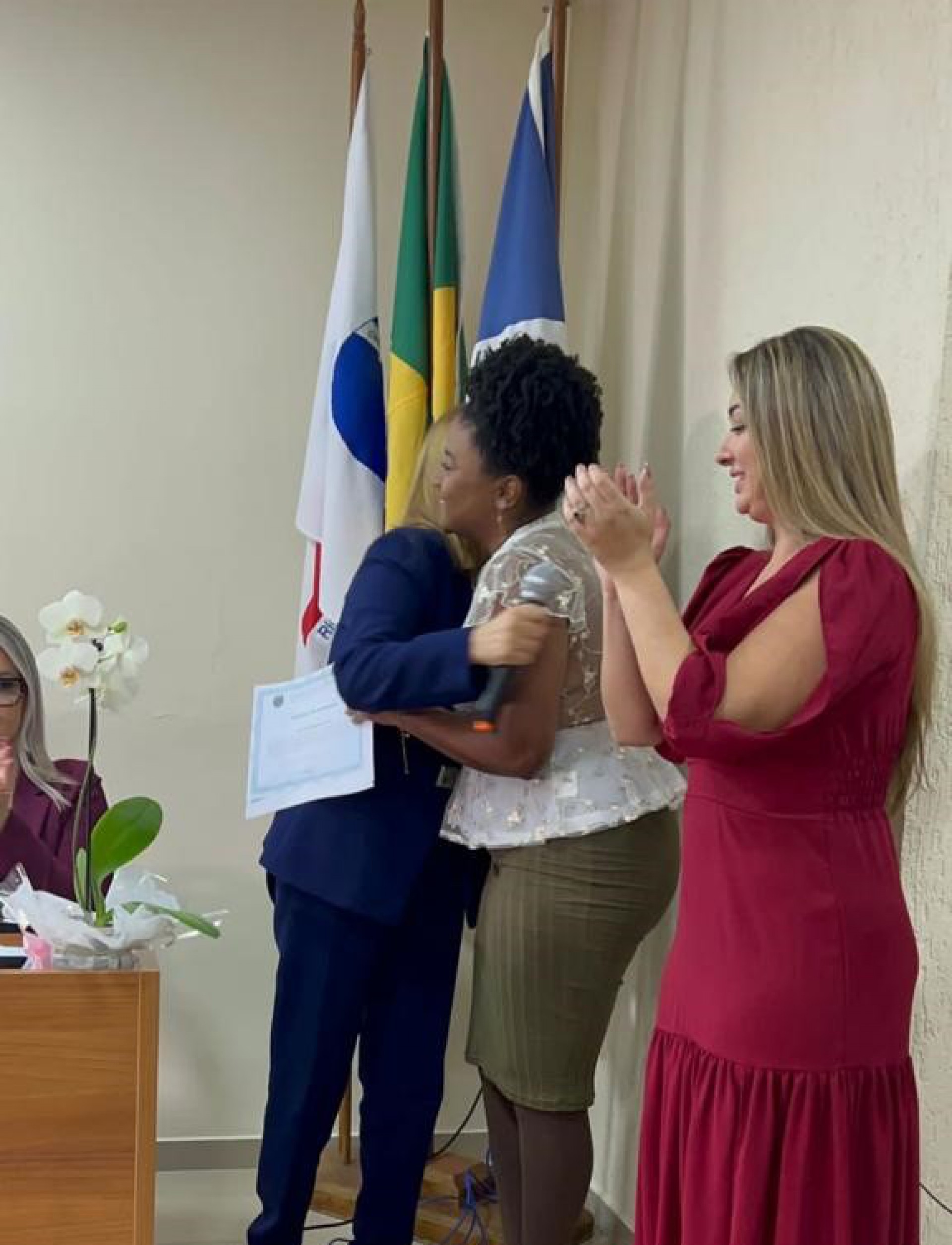 Mari&acirc;ngela de Castro, agradeceu aos colegas de profiss&atilde;o e falou sobre as mudan&ccedil;as que ocorrem na advocacia atualmente