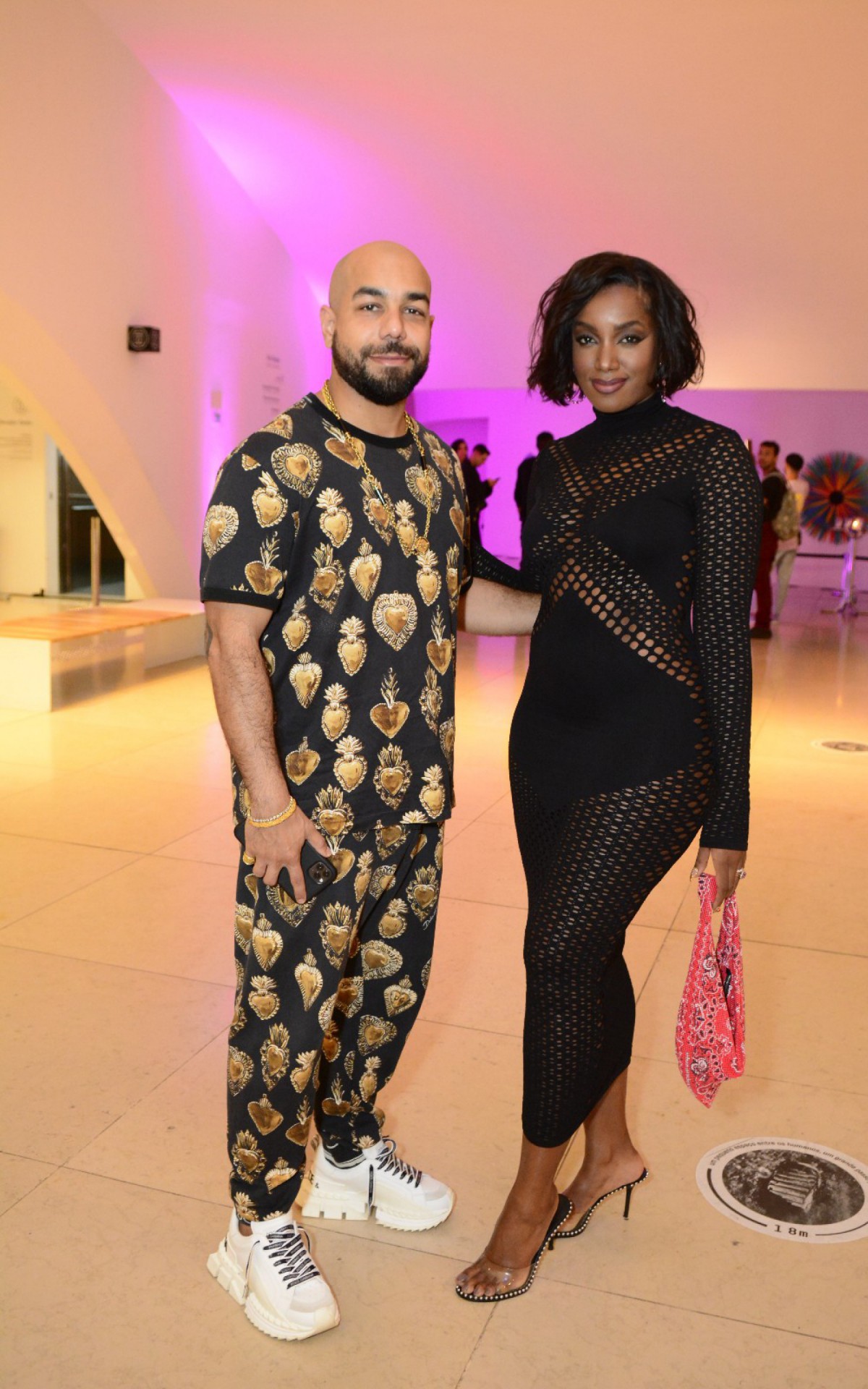 Iza e o marido, S&eacute;rgio Santos