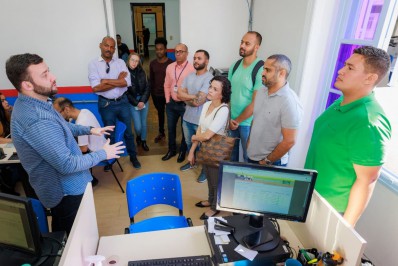 Representantes de Mesquita visitam Teresópolis para conhecer a Sala do Empreendedor