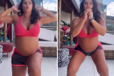 Na reta final da gravidez, Viviane Araújo compartilha treino nas redes sociais
