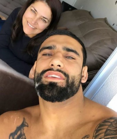 Leandro Lo com a mãe Fátima Lo - Reprodução: redes sociais