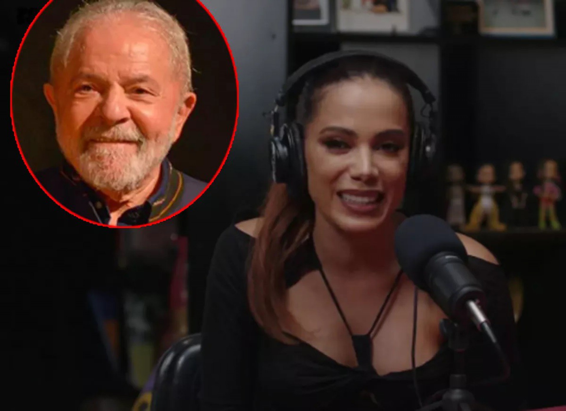 Anitta convida Lula a participar do Pod Delas e expõe áudio de resposta - Ag New / Reprodução Youtube