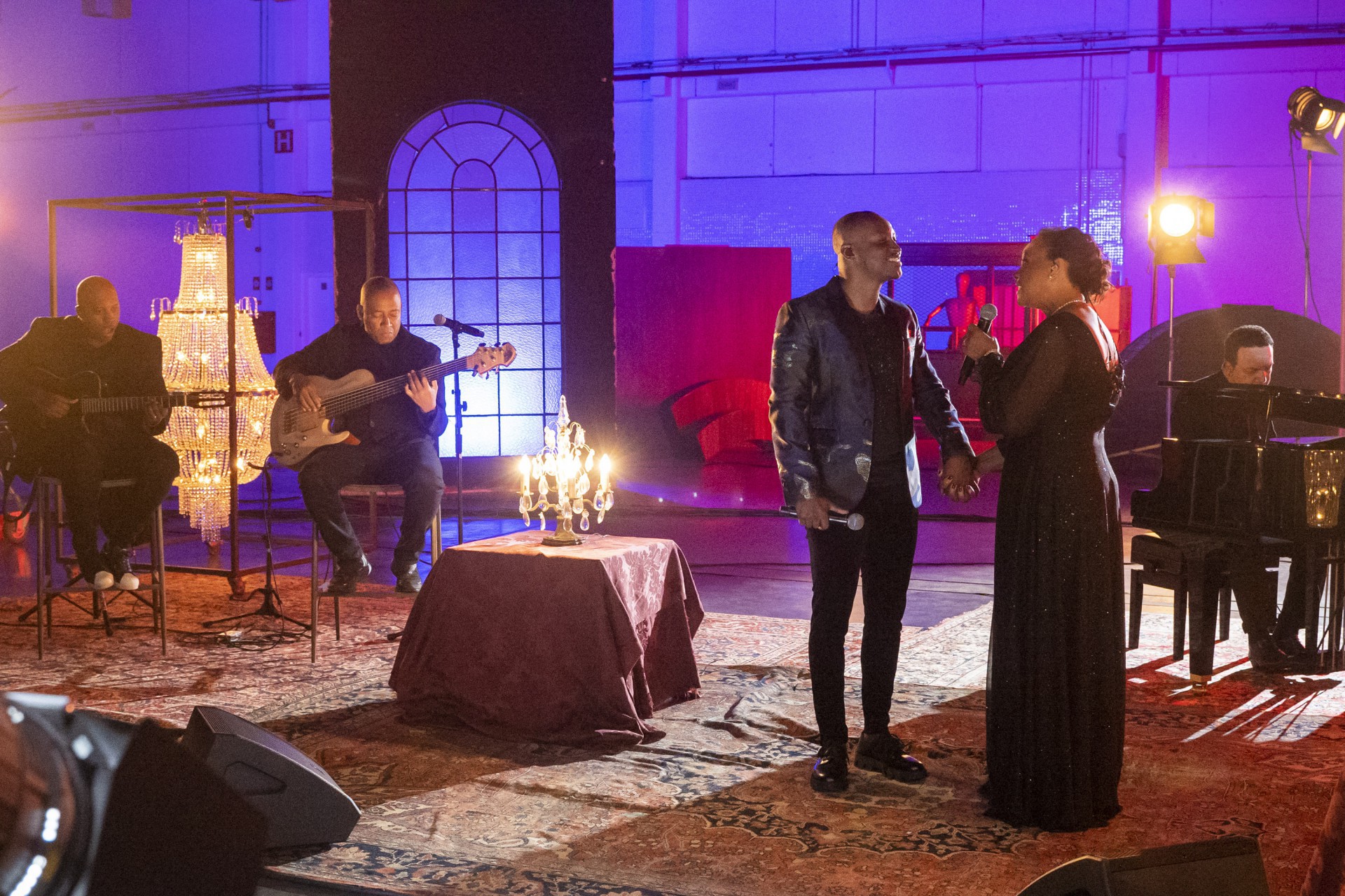  Thiaguinho canta com a mãe no ‘Som Brasil' - Mauricio Fidalgo/ TV Globo