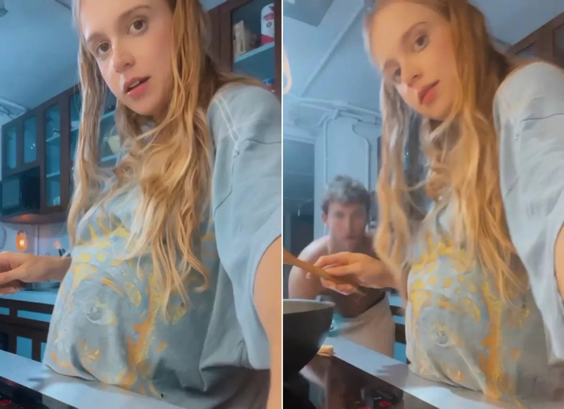 Isabella Scherer fala sobre 'perrengue' na cozinha na reta final da gravidez - Reprodução / Instagram