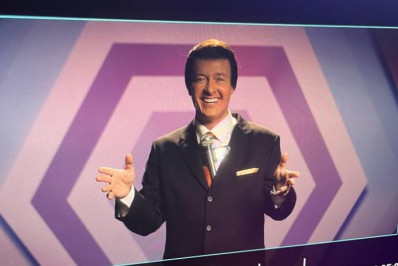 Rodrigo Faro publica foto inédita dos bastidores do filme de Silvio Santos