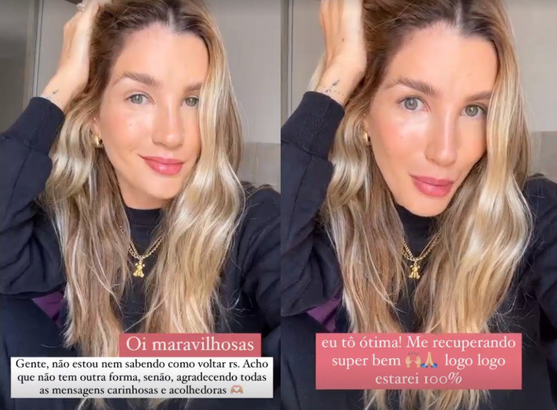 Aline Gotschalg agradeceu apoio após revelar câncer na tireoide  - Reprodução/Instagram 