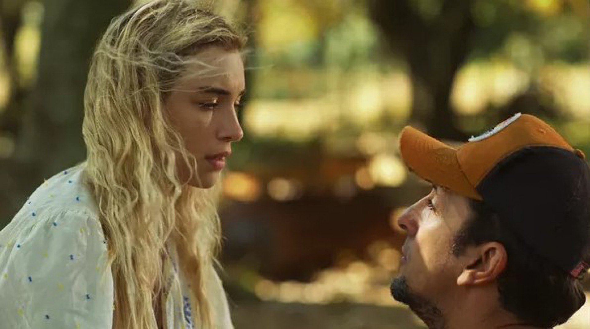 Em 'Pantanal', Marcela Fetter e Irandhir Santos são Érica e José Lucas - Reprodução/TV Globo