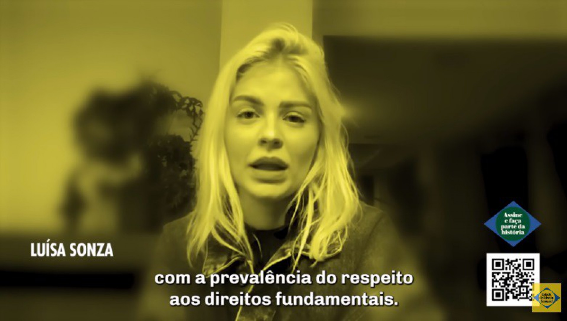 Artistas leram Carta Pela Democracia  - Reprodução/Youtube