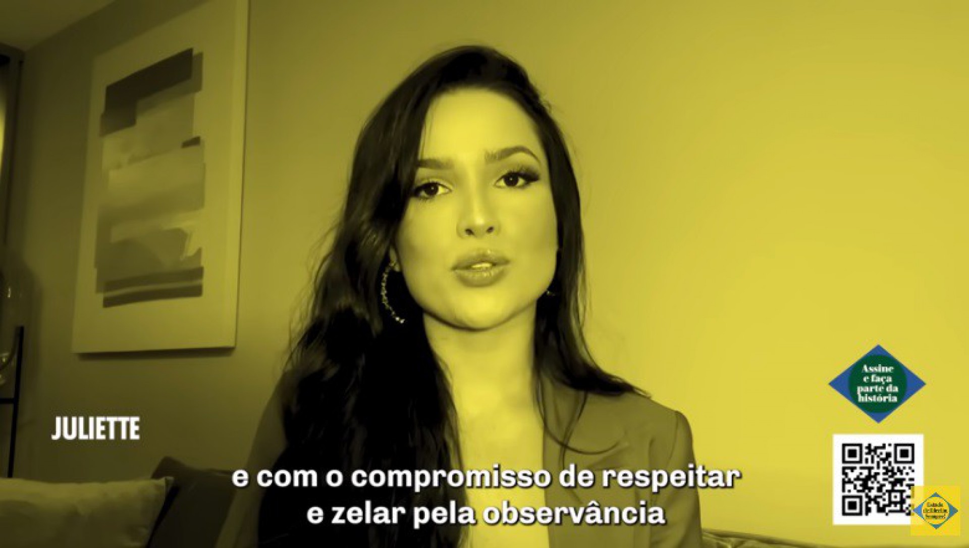 Artistas leram Carta Pela Democracia  - Reprodução/Youtube