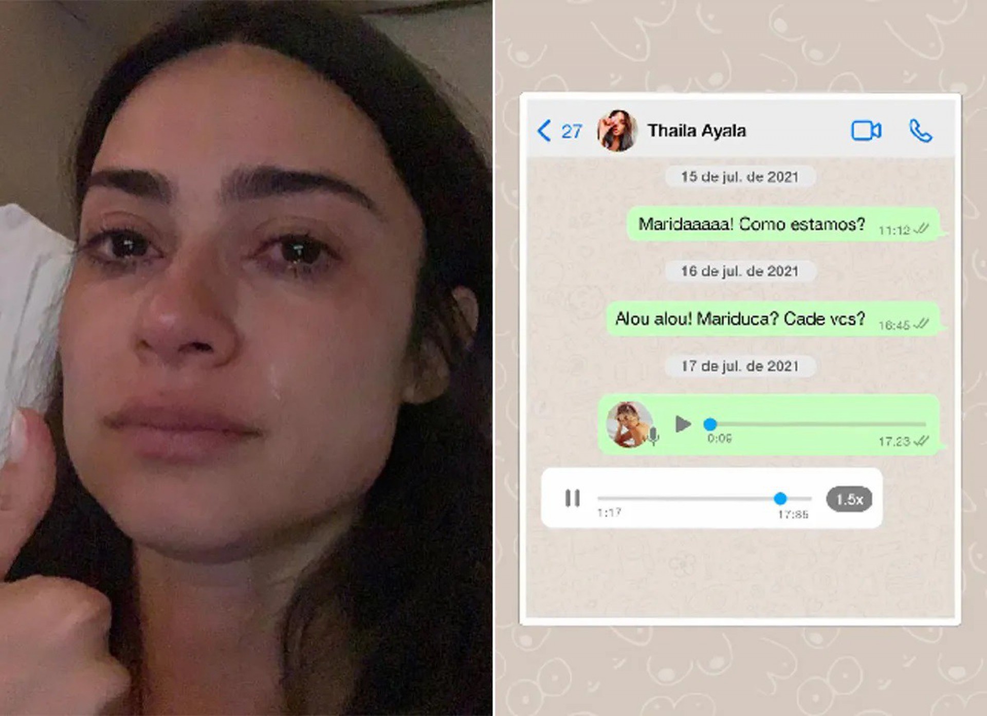 Thaila Ayala relembra depressão enfrentada na gravidez - Reprodução / Instagram