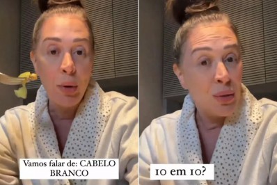 Claudia Raia fala de etarismo e admite pintar os cabelos regularmente: 'Vida de sacrifícios'