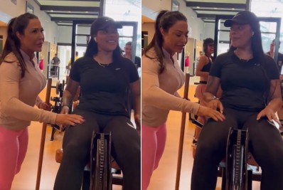 Vídeo: Ludmilla e Gracyanne Barbosa treinam juntas em academia
