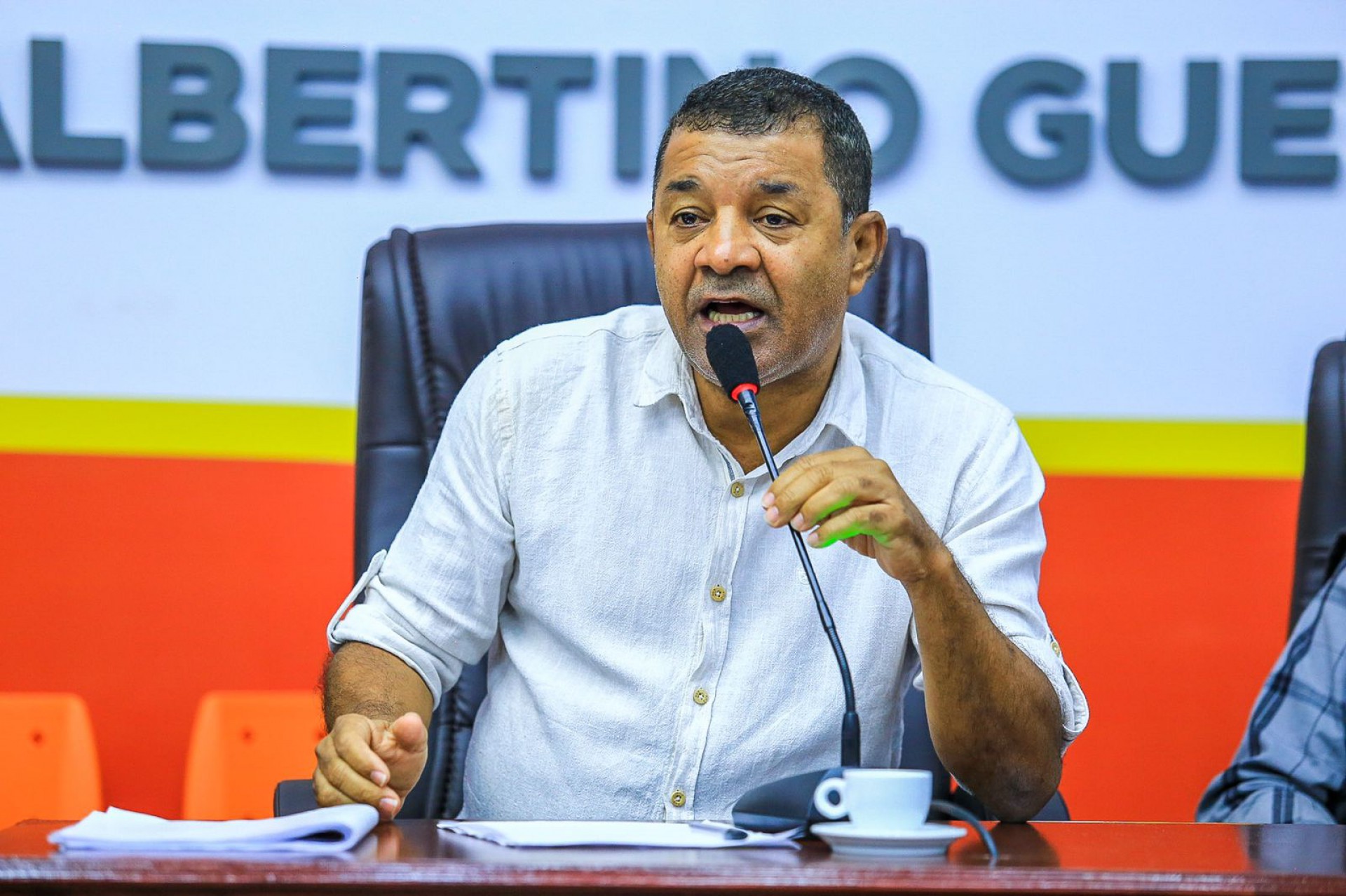 O vereador Jacoginho destacou que a participa&ccedil;&atilde;o da popula&ccedil;&atilde;o &eacute; fundamental para melhorar os servi&ccedil;os - Rafael Barreto / PMBR