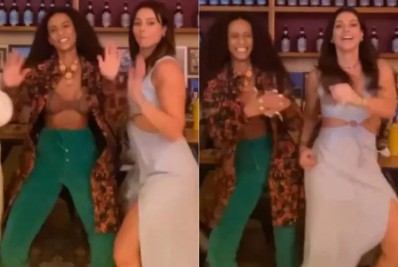 Paolla Oliveira e Taís Araújo fazem coreografia do 'É o Tchan': 'Domingo ela não vai'