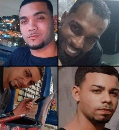 Quatro jovens estão desaparecidos desde o fim da tarde de sexta-feira (12), em Nova Iguaçu - Reprodução/Redes sociais