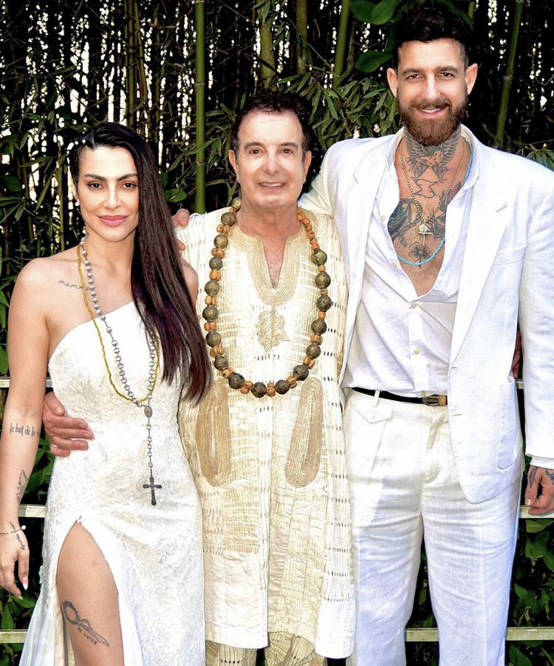 Registros do casamento de Cleo e Leandro D'Lucca no candomblé - Reprodução / Instagram