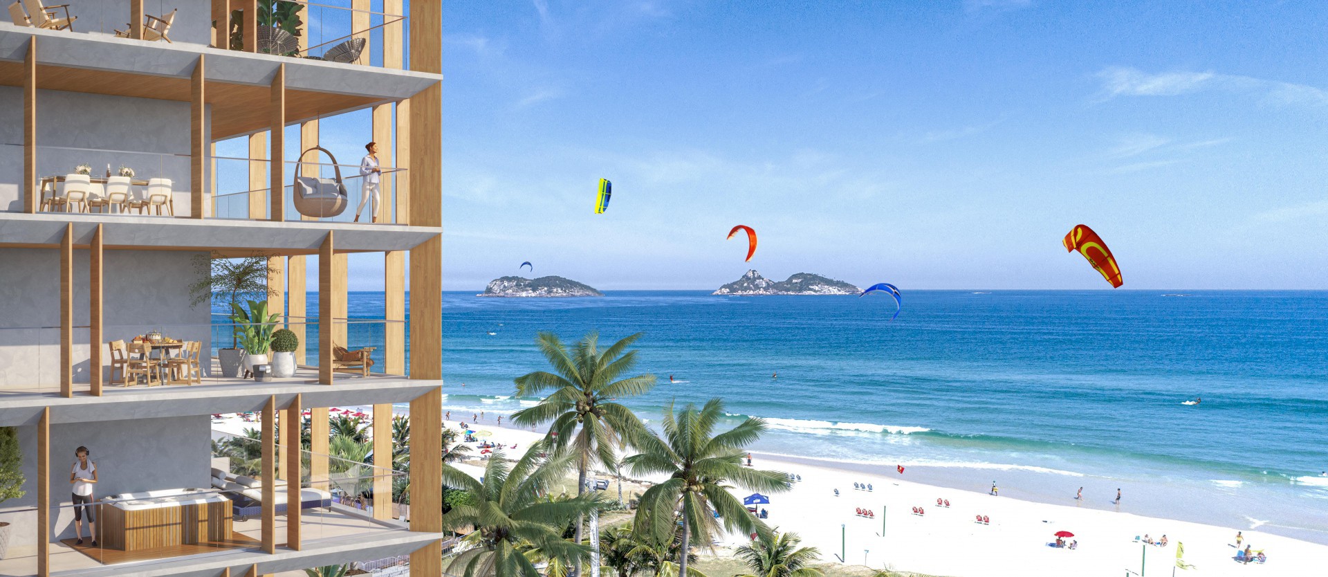 Mais de 1.500 oportunidades ser&atilde;o geradas na constru&ccedil;&atilde;o do Praia Residencial Mar, onde funcionava o Hotel Praia Linda, na Barra - Divulga&ccedil;&atilde;o