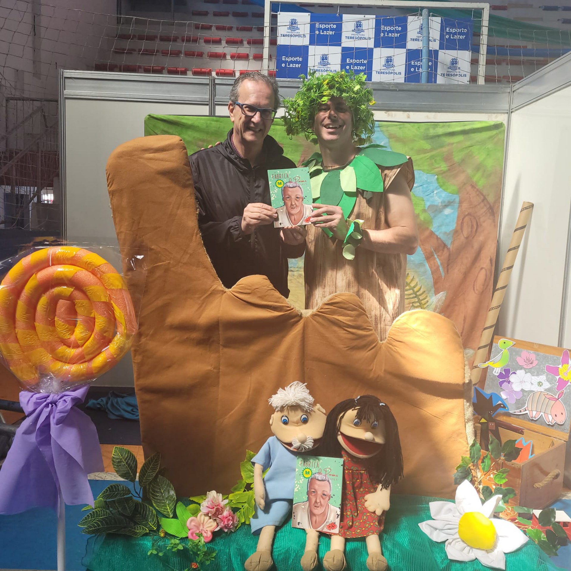 Criador da Lei do Idoso, ex-deputado Nilton Salom&atilde;o e o escritor Tiago Dumard - Andr&eacute;a Brito