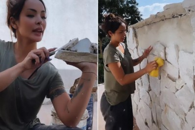 Carol Nakamura posta vídeo participando da reforma da própria casa: 'Tem que colocar a mão na massa'