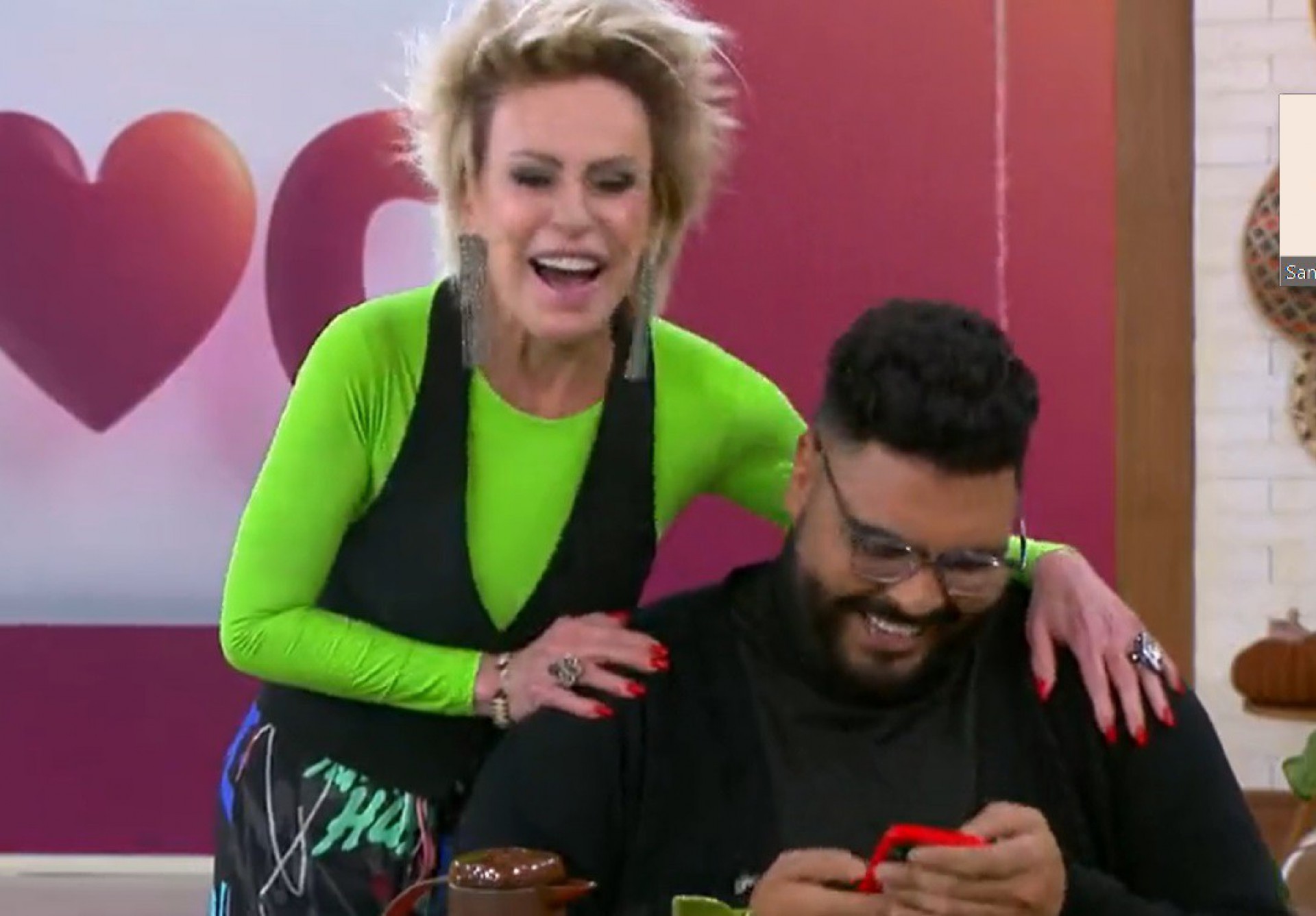 Paulo Vieira entrega conselhos da mãe no 'Mais Você' - Reprodução da TV Globo