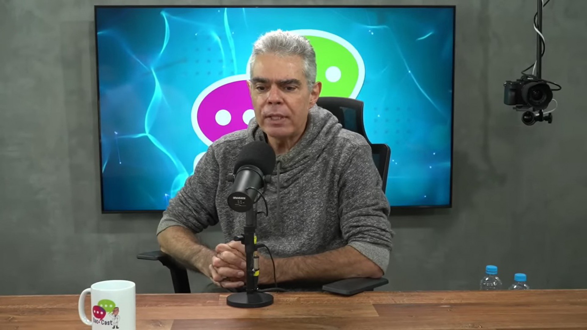 Nizo Neto no programa Bac Cast - Reprodução Internet