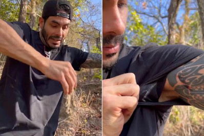 Rodolffo Matthaus rasga braço em arame farpado durante trilha: 'Com emoção'