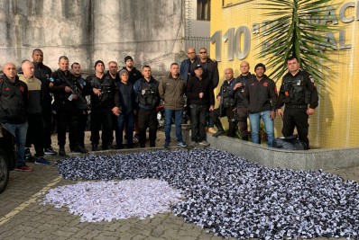 3900 pedras de crack e 16.500 pinos de cocaína são apreendidos em Teresópolis