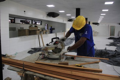 Obras do Restaurante do Povo em Alcântara estão na reta final
