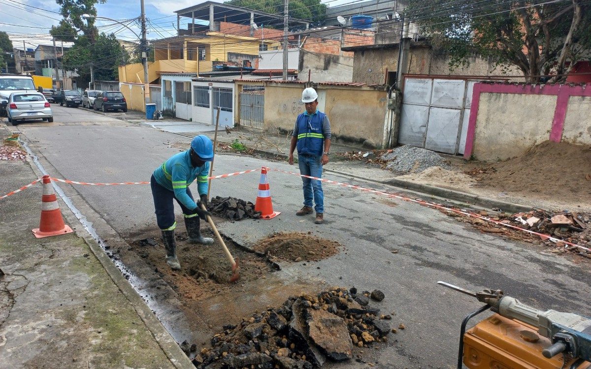Interligação regulariza o abastecimento de água para famílias de Mesquita