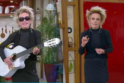 Ana Maria Braga repete look que usou no 'Mais Você' em julho
