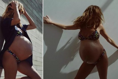 Na reta final da gravidez, Isabella Scherer fala sobre depilação íntima: 'Desencanei'