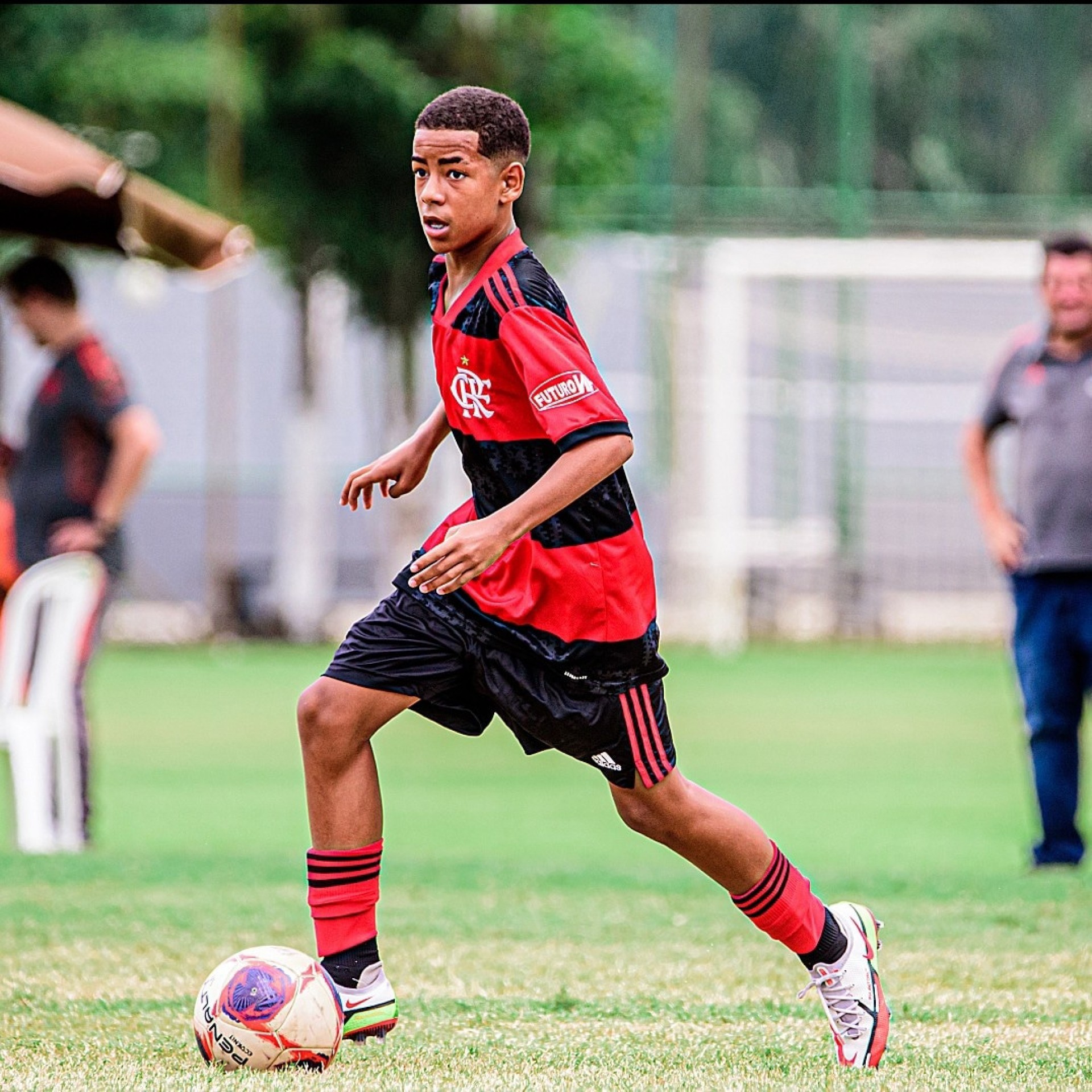 Davi em ação pelo Flamengo - Divulgação