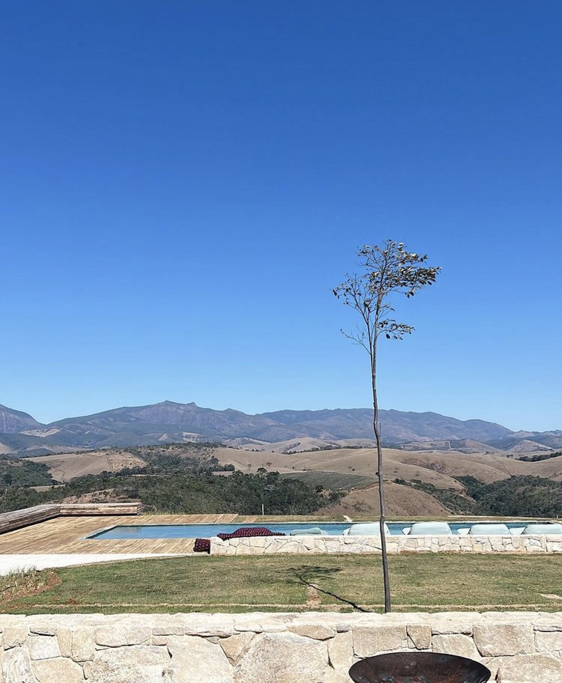 Paisagem do Rancho da Montanha, de Giovanna Ewbank e Bruno Gagliasso - Reprodução / Instagram