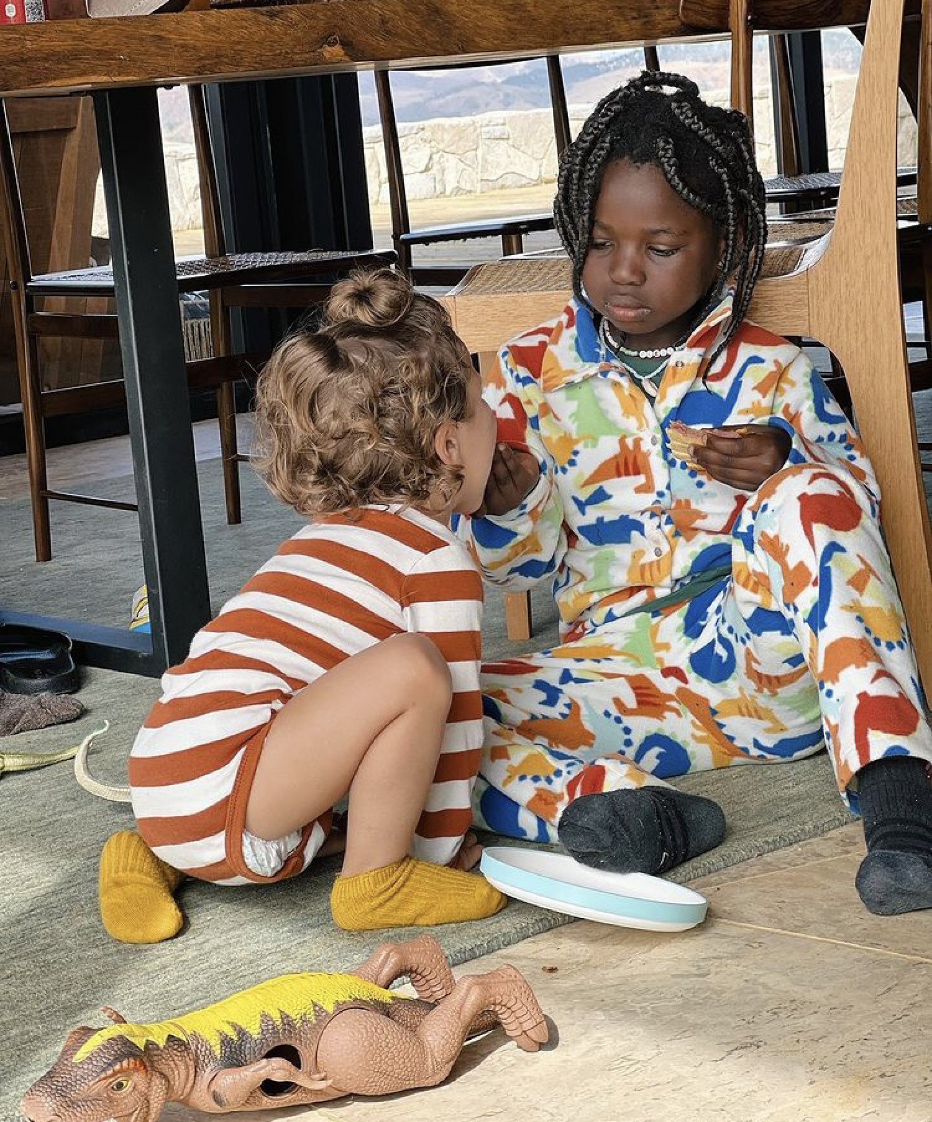 Zyan e Bless, filhos de Giovanna Ewbank e Bruno Gagliasso - Reprodução / Instagram