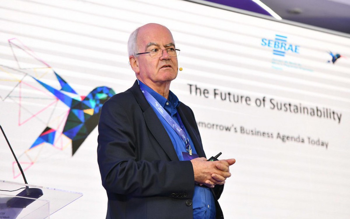 O "papa da sustentabilidade, o consultor brit&acirc;nico John Elkington