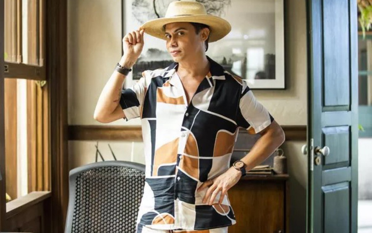 Silvero Pereira como Zaquieu, em 'Pantanal', - Globo/João Miguel Júnior