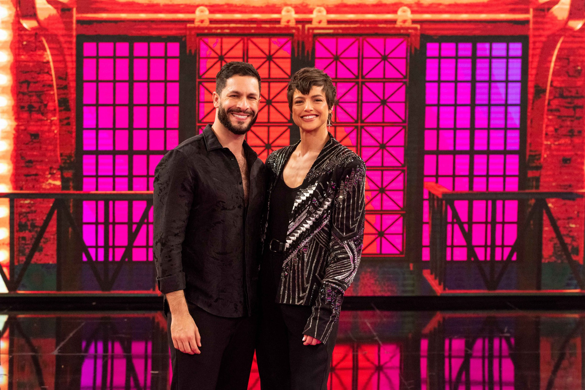 Rainer Cadete e Agatha Moreira participam do 'Batalha do Lip Sync' - Divulgação / TV Globo