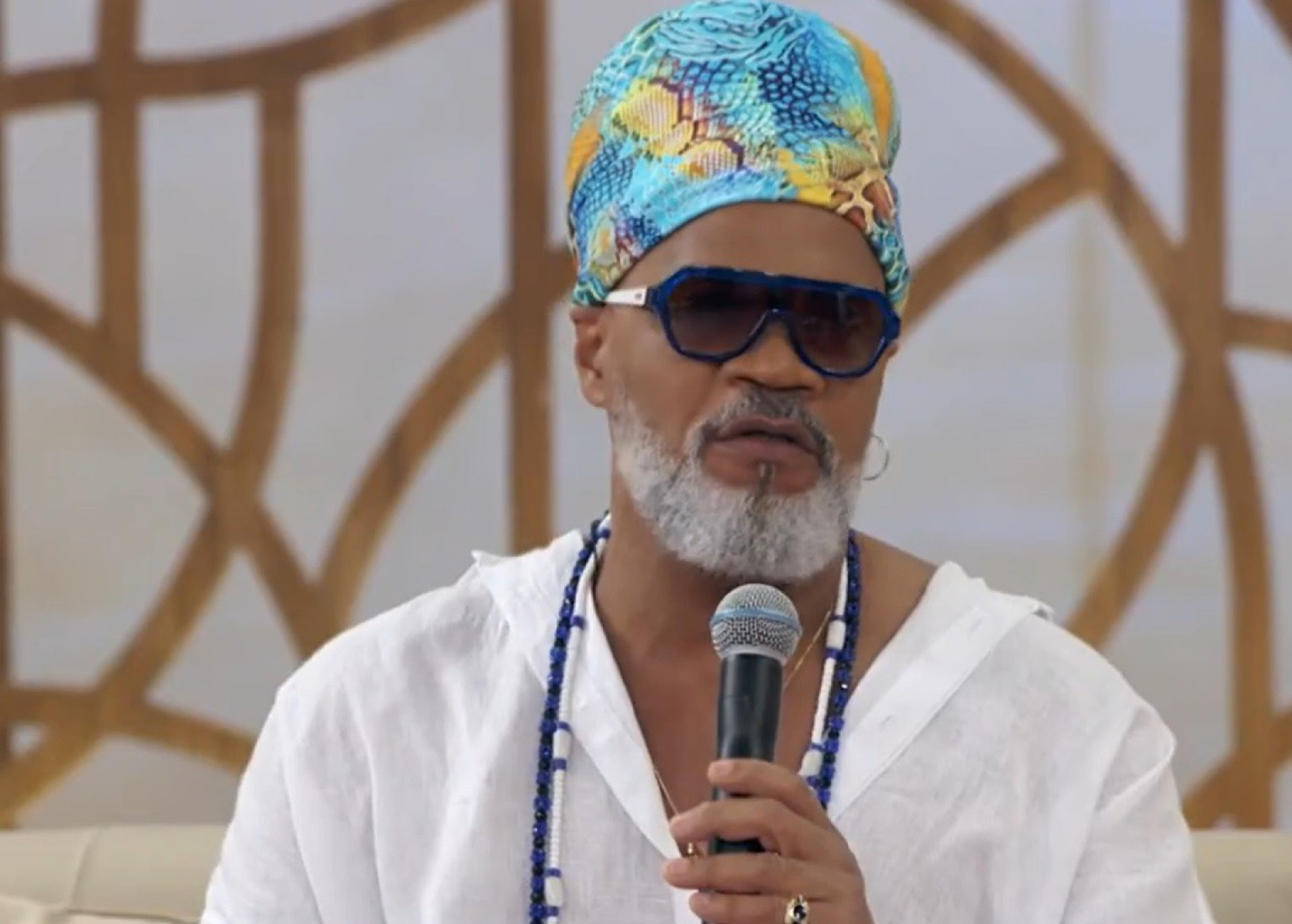 Carlinhos Brown no 'Encontro' - Reprodução da TV Globo