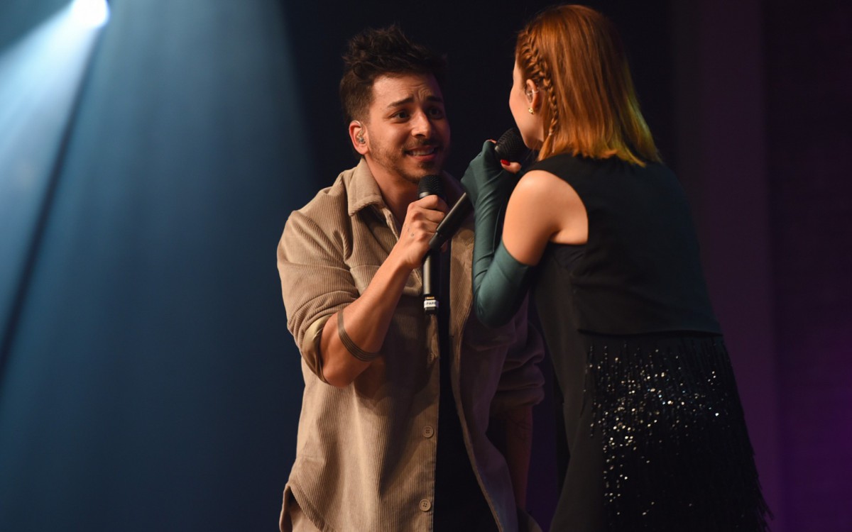 Sandy e Junior cantam juntos em S&atilde;o Paulo