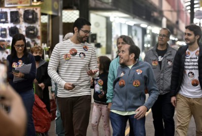 Veja como foi a campanha de Paulo Ganime neste sábado (20/8)