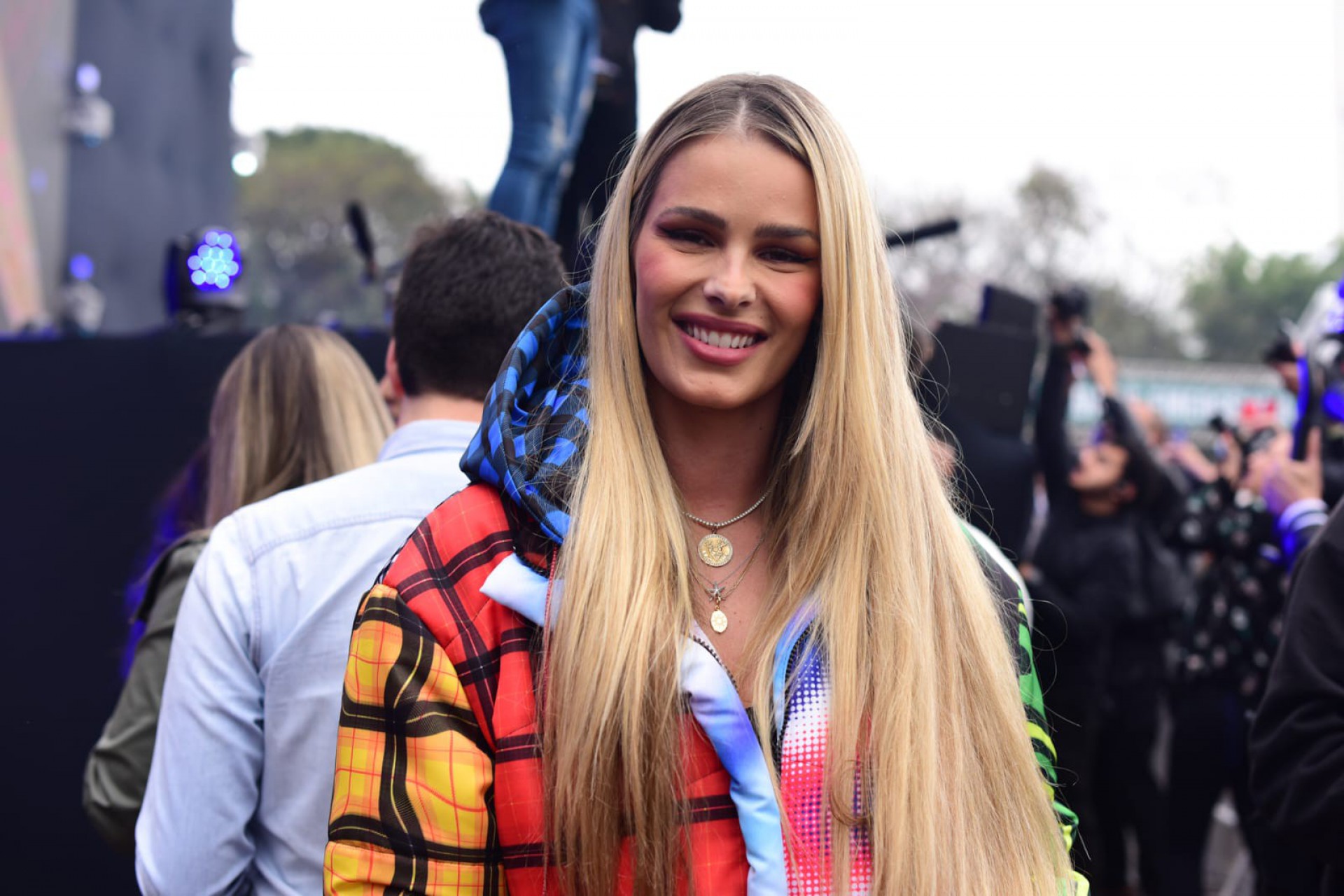 Yasmin Brunet e Enzo Celulari curtem festival em São Paulo - Leo Franco / AgNews