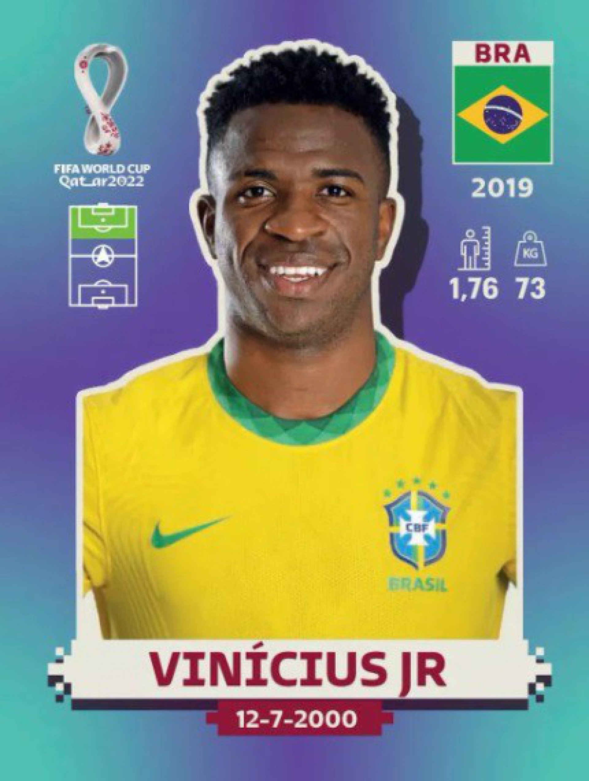 Vinicius Junior - Divulgação / Panini