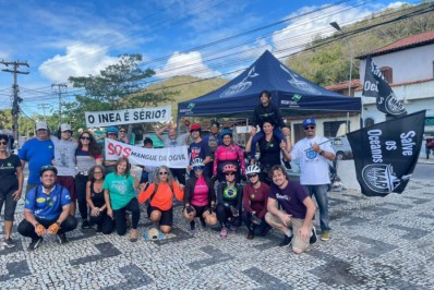 ‘S.O.S. Mangue da Ogiva’ realiza protesto para preservação do meio ambiente no local