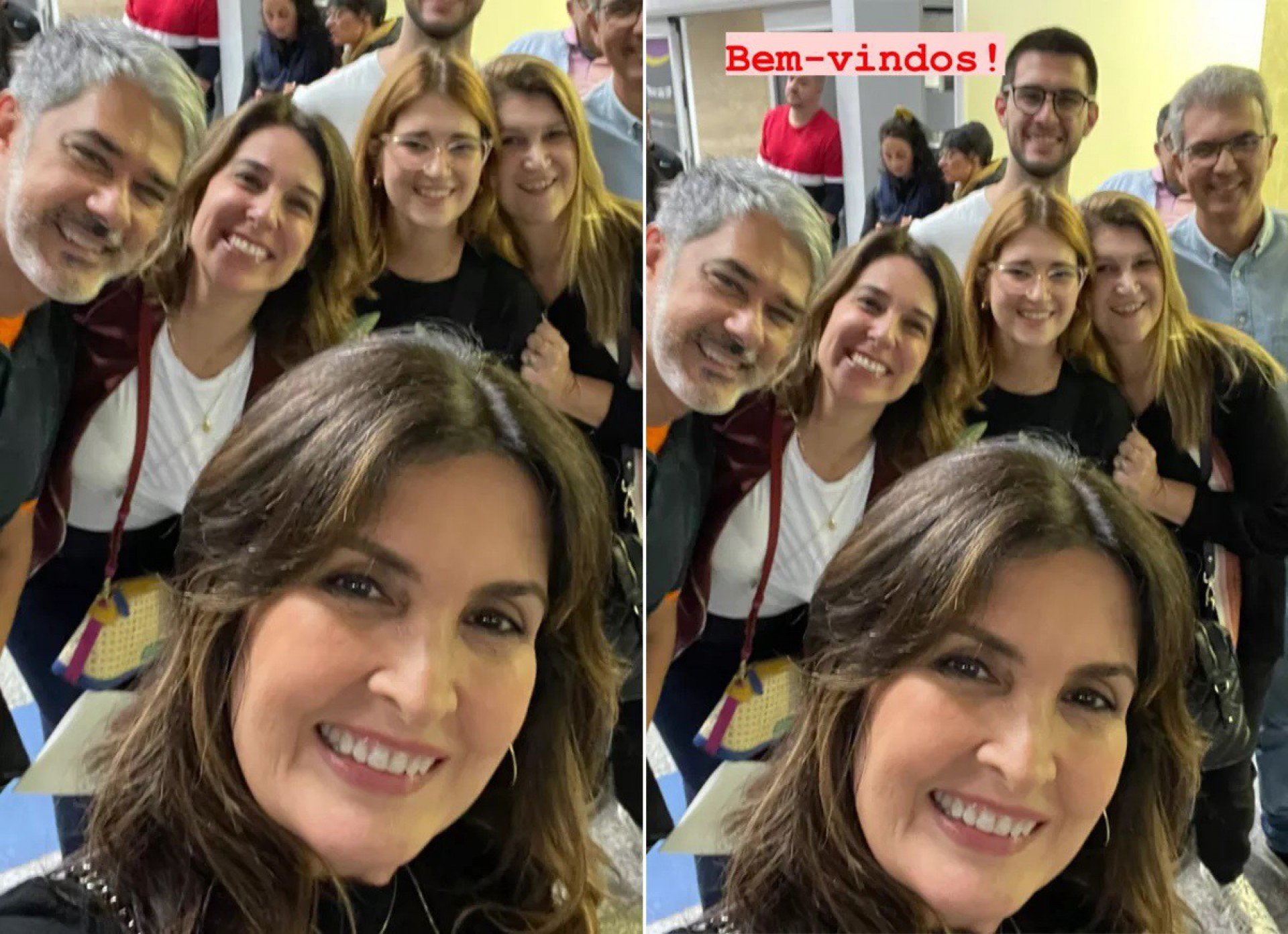 Fátima Bernardes Posta Foto Com William Bonner E Natasha Dantas Celebridades O Dia 4383