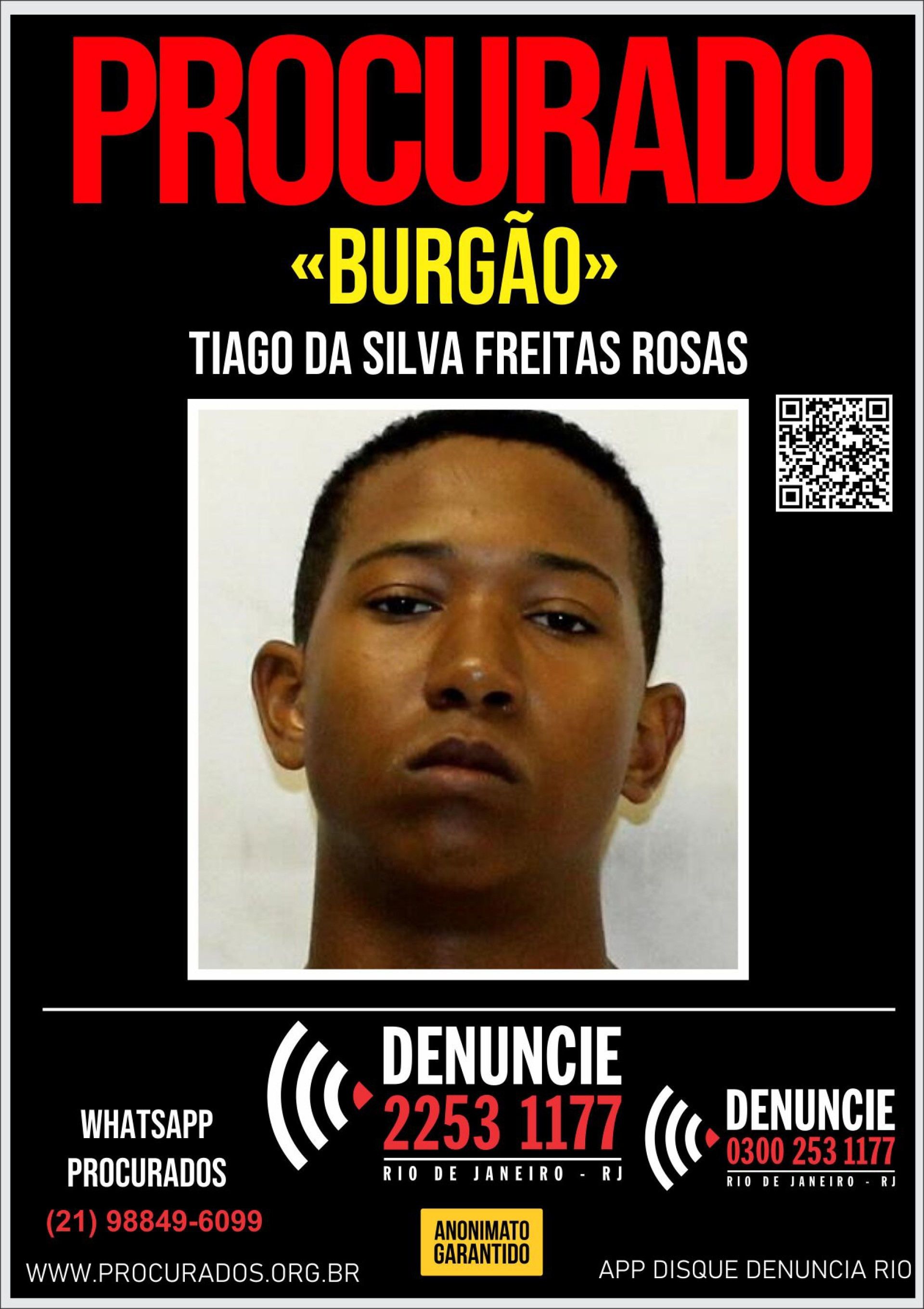 Seguindo os agentes, "Burg&atilde;o" possui anota&ccedil;&otilde;es criminais pela pr&aacute;tica do crime de Tr&aacute;fico de drogas, ocorridas em 2016, 2017 e 2018