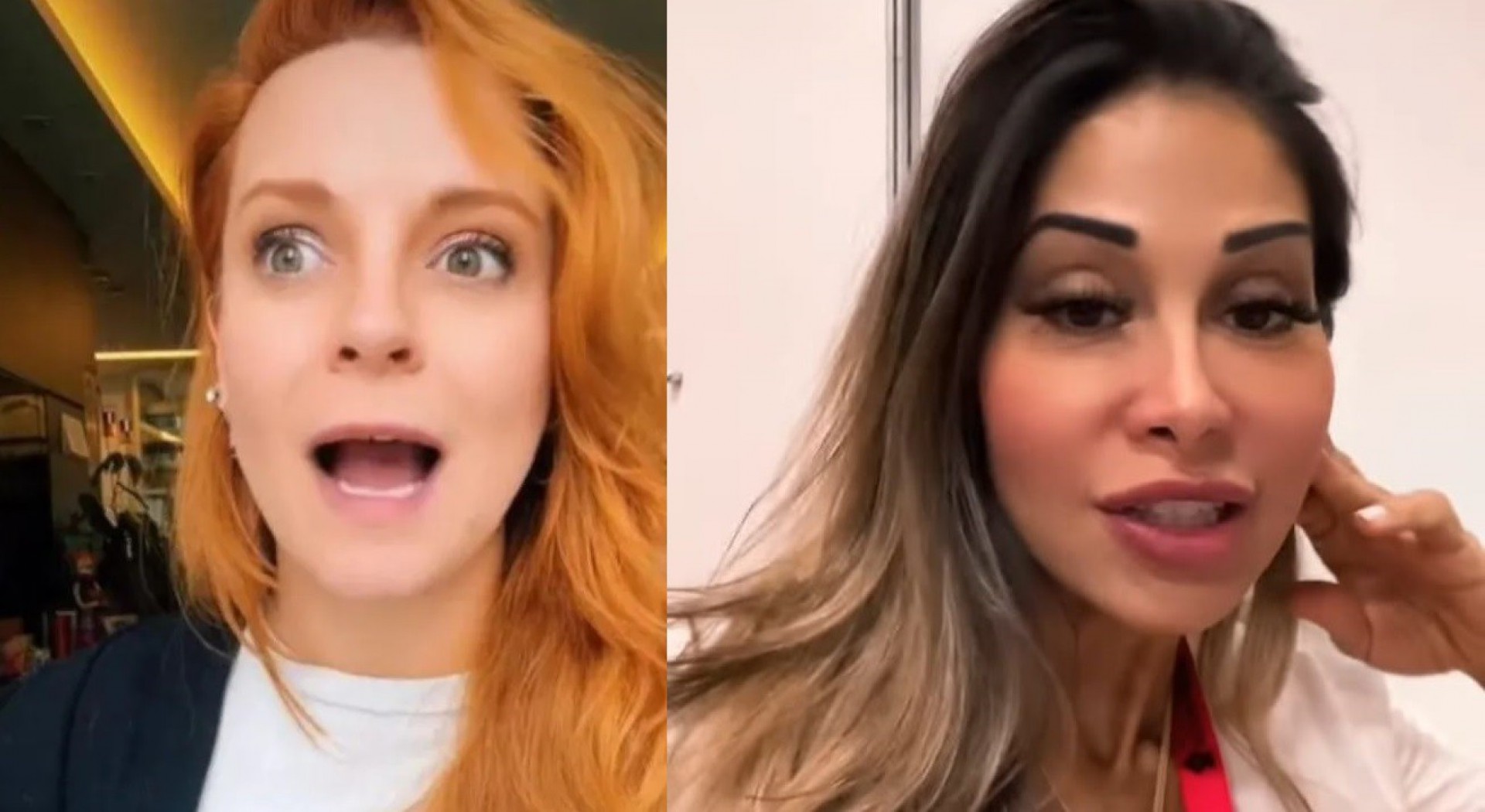 Carolina Garofani e Maíra Cardi  - Reprodução