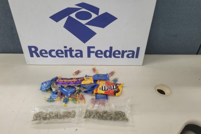 Receita Federal apreende mais de R$ 100 mil em haxixe e skunk no Aeroporto do Galeão