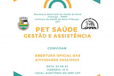  PET-Saúde teve abertura oficial nesta terça (23)