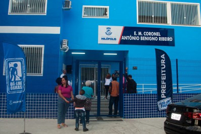Nilópolis: Escola Municipal Benigno Ribeiro é inaugurada