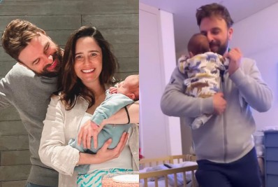 Fernanda Vasconcellos se derrete por momento fofo de Cássio Reis com o filho